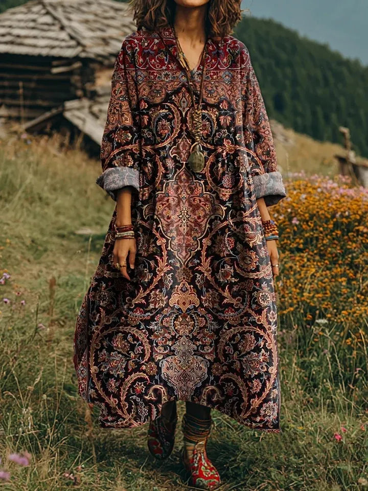 Amelia - Bohemian Maxi Dress-15563793432949-Nancy & Mae Savannah