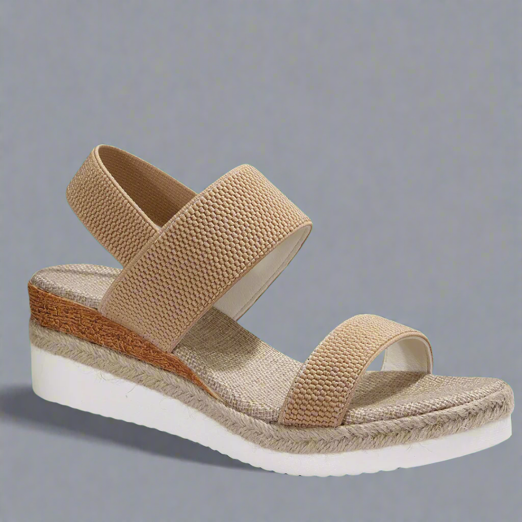 JOLINA - BLACK PLATFORM SANDALS
