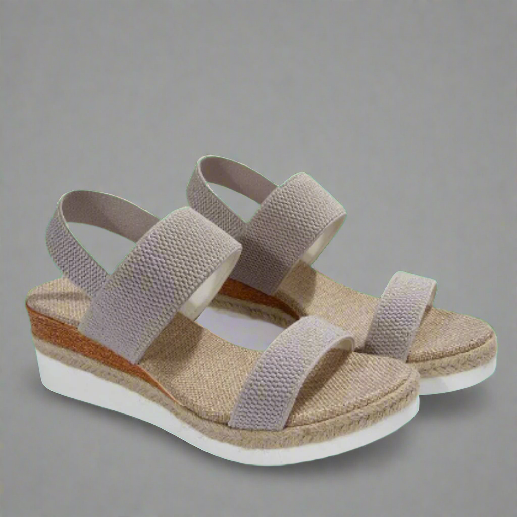 JOLINA - BLACK PLATFORM SANDALS