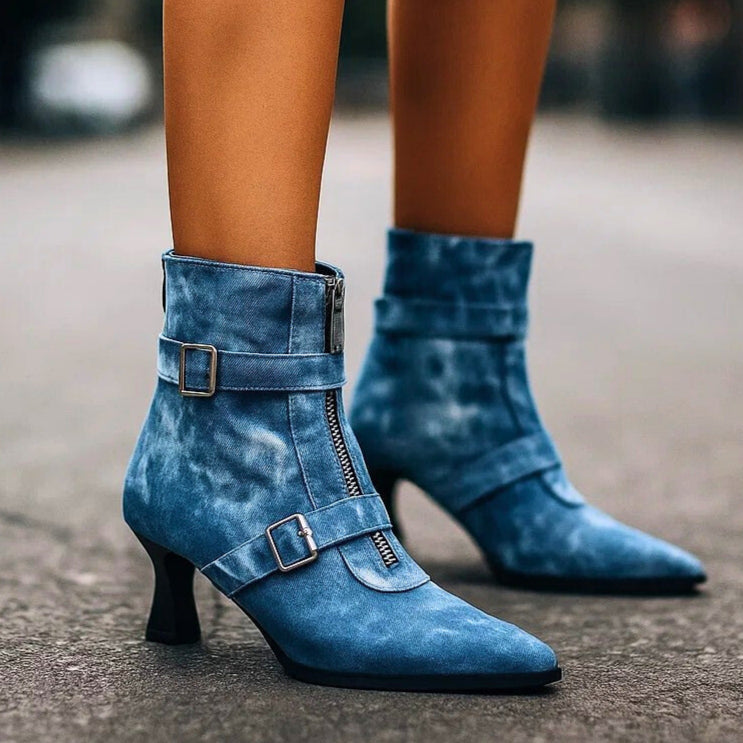 AMARA - KAY HEEL BOOTS-15560637710709-Nancy & Mae Savannah