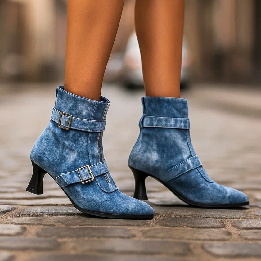 AMARA - KAY HEEL BOOTS-15560637710709-Nancy & Mae Savannah