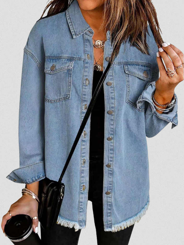 ANGELA - CLASSIC DENIM SHIRT-15549015359861-Nancy & Mae Savannah