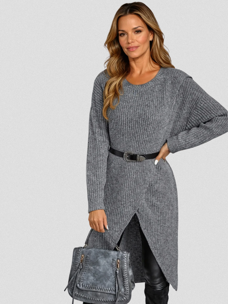 ARIA - WRAP KNIT DRESS-15549015327093-Nancy & Mae Savannah