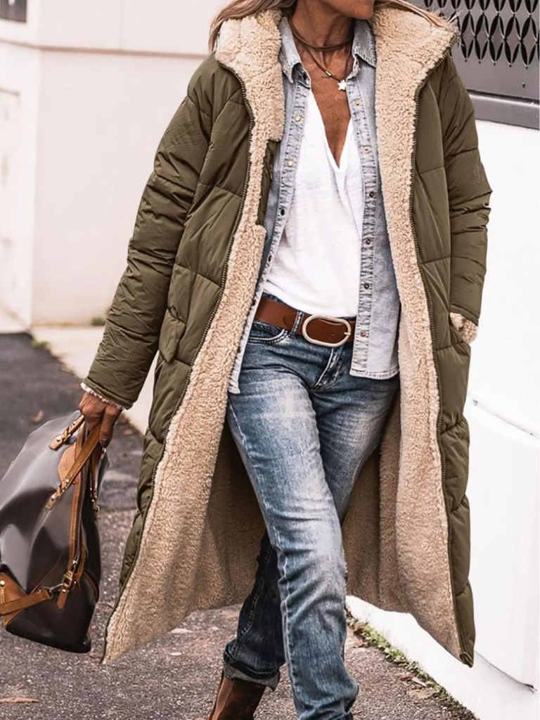 AVERY - REVERSIBLE LONGLINE COAT-15549014638965-Nancy & Mae Savannah