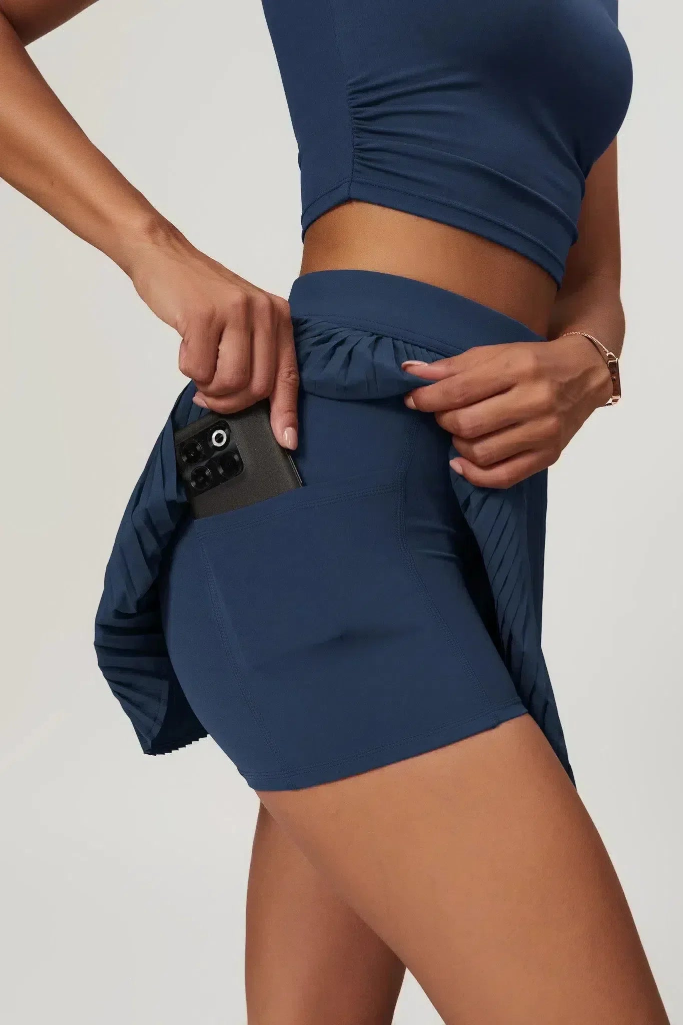 Abriana – Pleated design – Mini skirt-15134033052021-Mirella Fiore