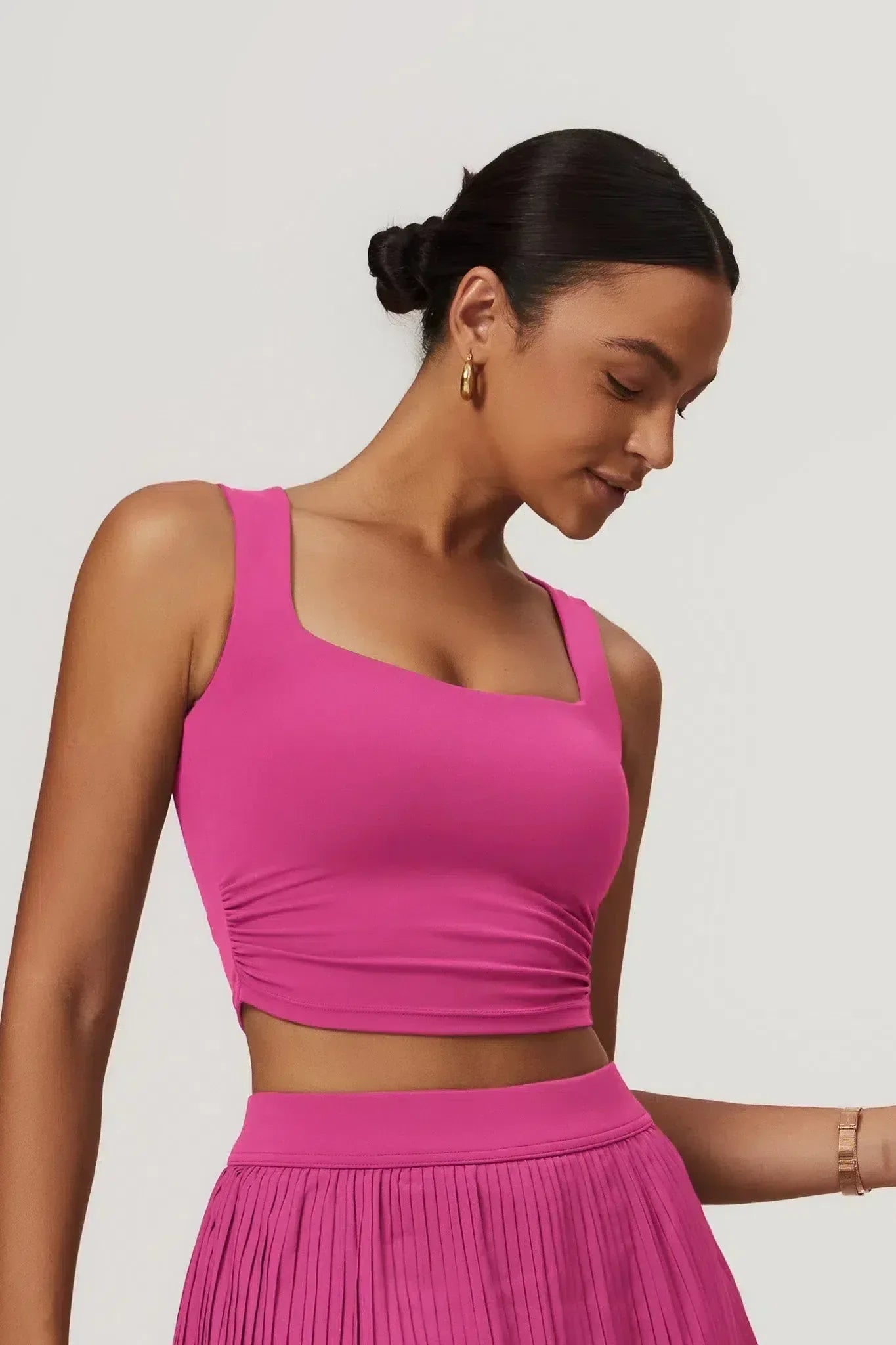 Abriana – Square neckline – Sleek fit top-15134027153781-Mirella Fiore