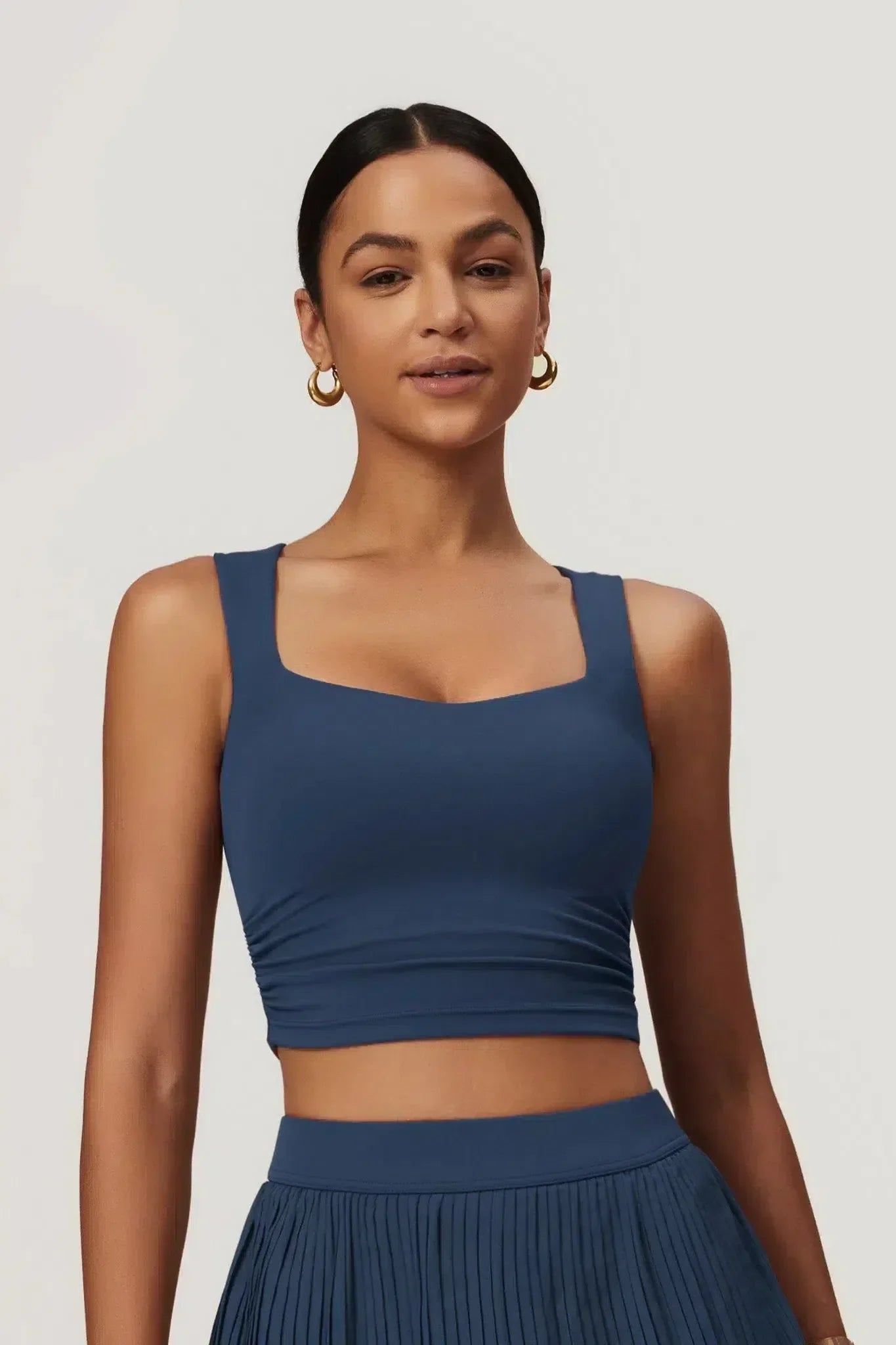 Abriana – Square neckline – Sleek fit top-15134027153781-Mirella Fiore