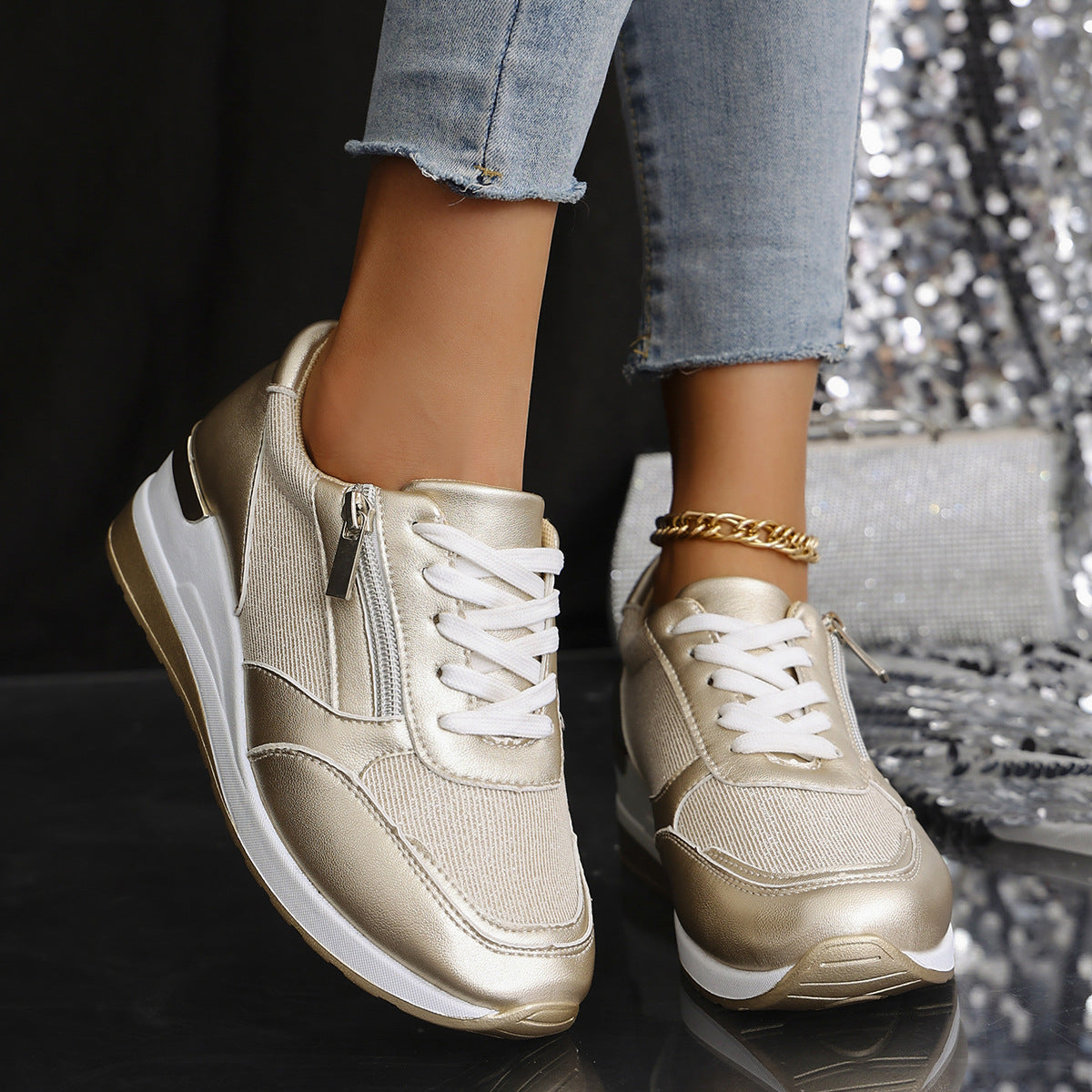 Ada - Comfortable Stylish Sneakers-15543781949813-Mirella Fiore