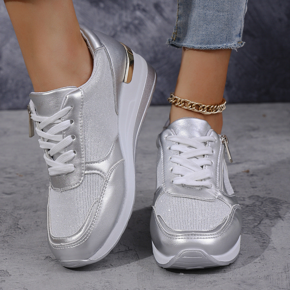 Ada - Comfortable Stylish Sneakers-15543781949813-Mirella Fiore