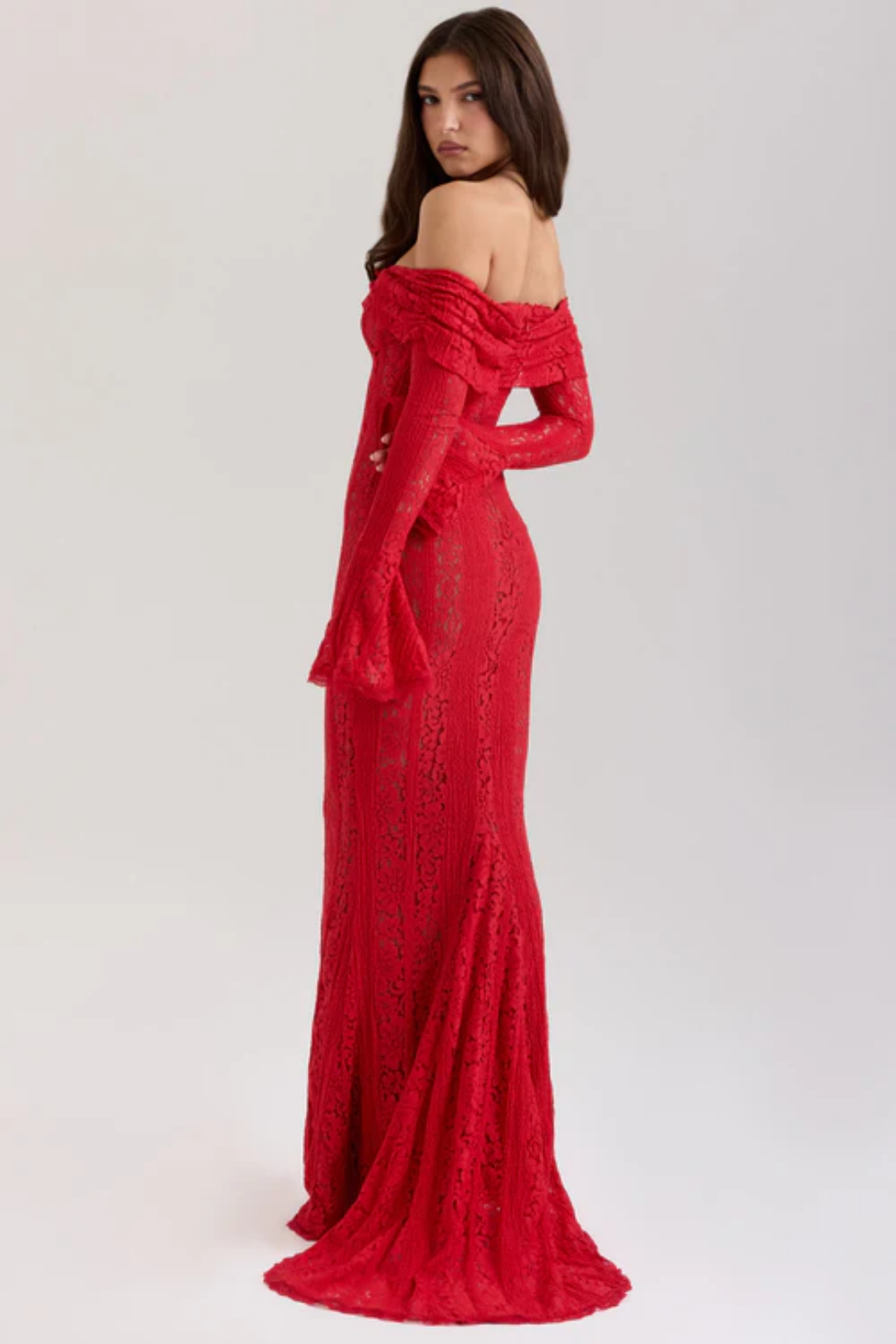 Adela – Off-shoulder detail – Maxi dress-15219759939957-Mirella Fiore