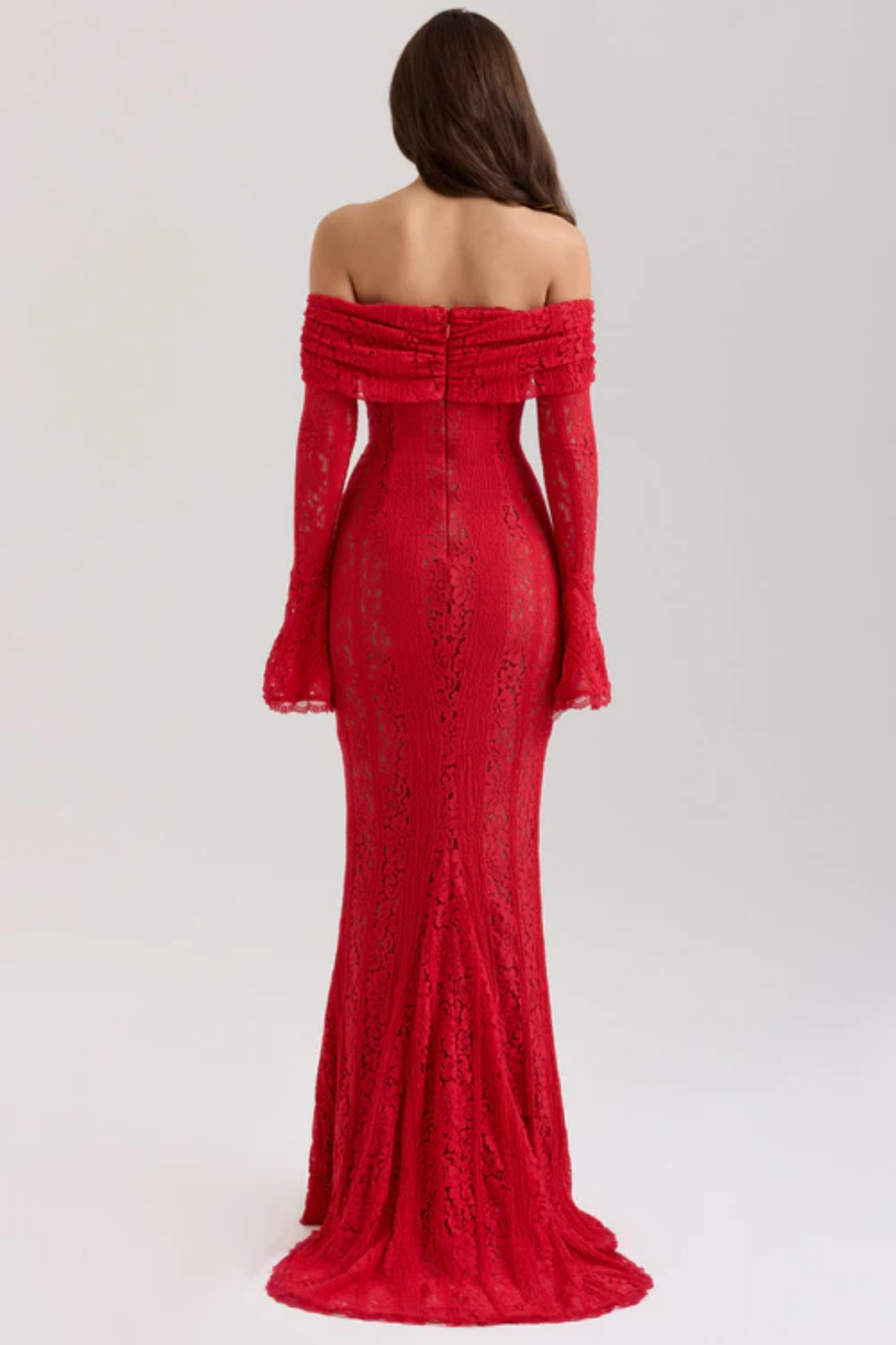 Adela – Off-shoulder detail – Maxi dress-15219759939957-Mirella Fiore