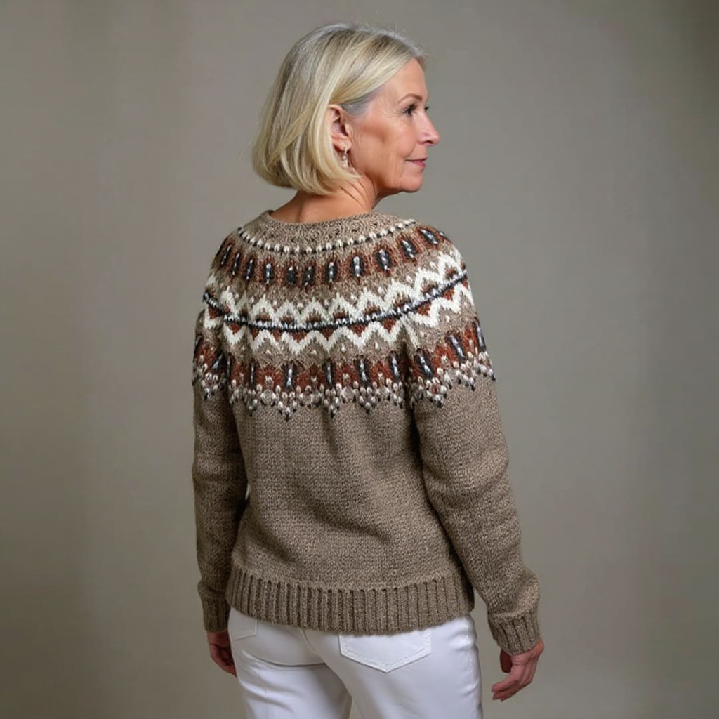Adeline - Vintage Icelandic Cardigan-15531112431989-Mirella Fiore