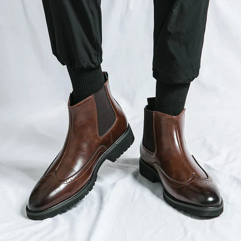 Adriel - Genuine Leather Chelsea Boots-15550769856885-Nancy & Mae Savannah
