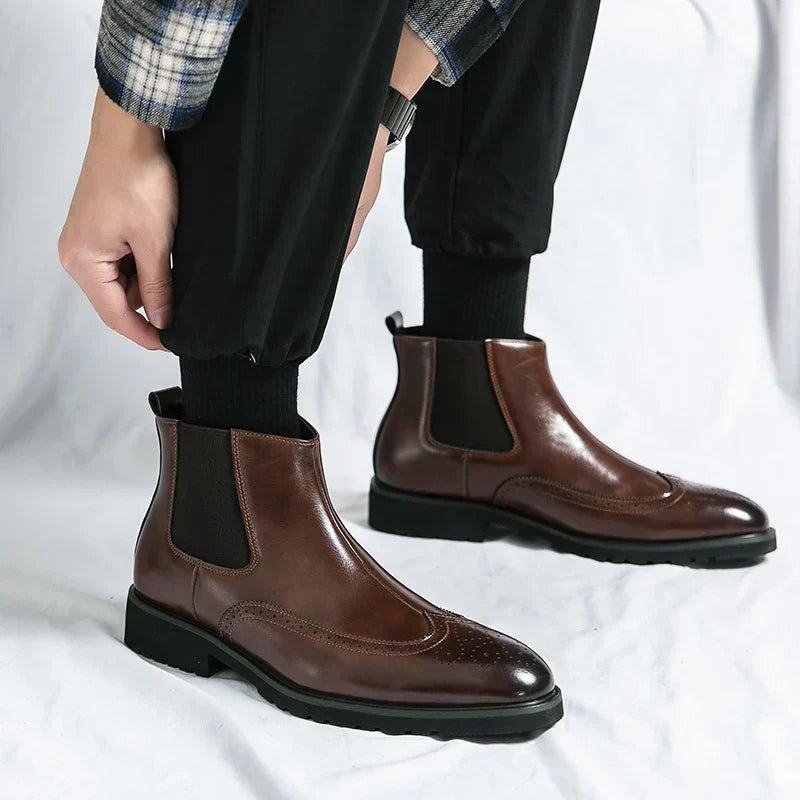 Adriel - Genuine Leather Chelsea Boots-15550769856885-Nancy & Mae Savannah