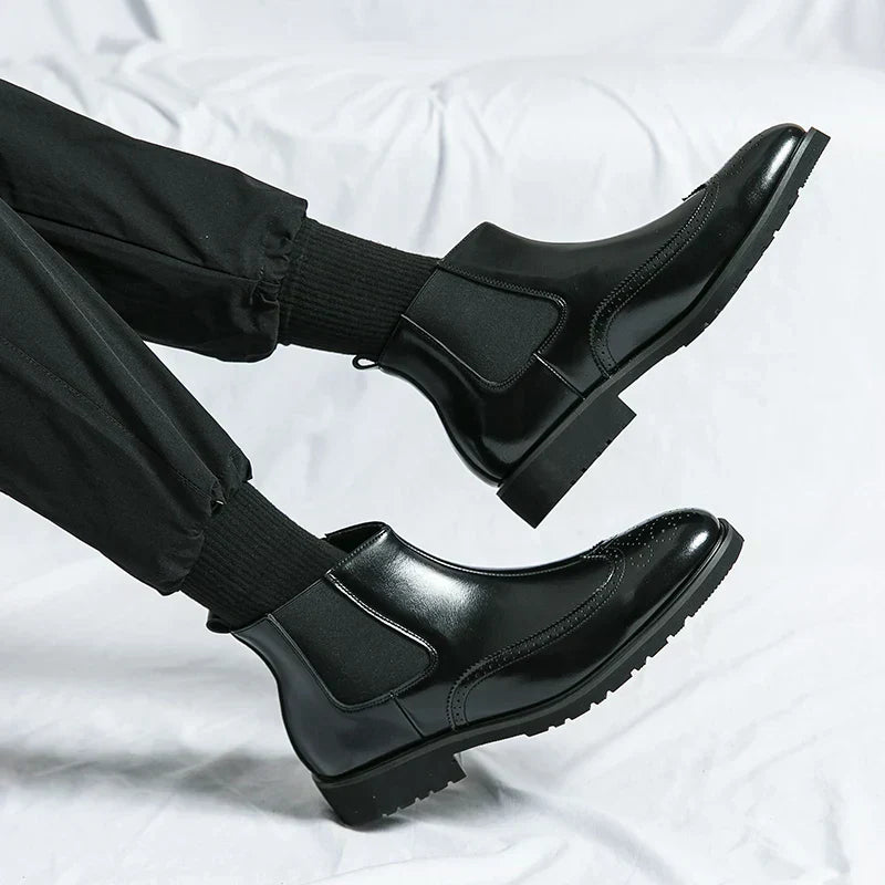 Adriel - Genuine Leather Chelsea Boots-15550769856885-Nancy & Mae Savannah
