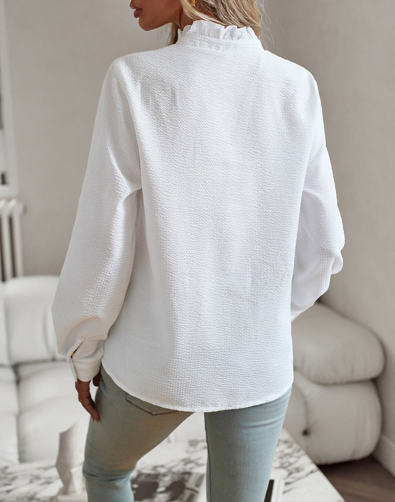 Agnete - Elegant Blouse-15544892752245-Mirella Fiore