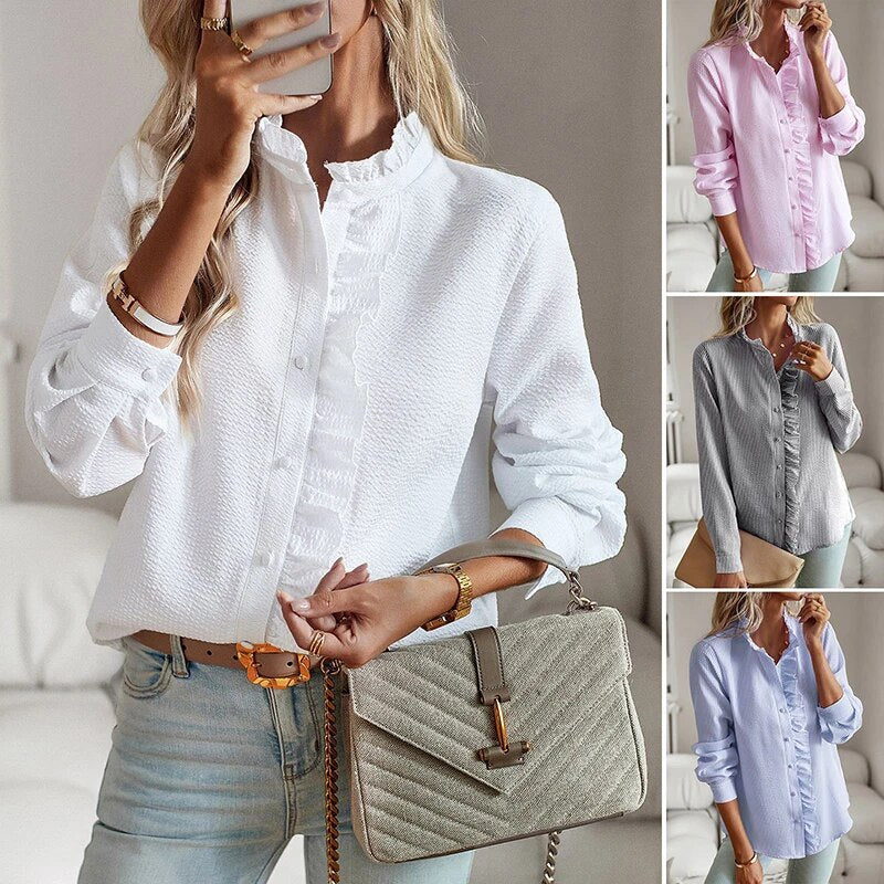 Agnete - Elegant Blouse-15544892752245-Mirella Fiore