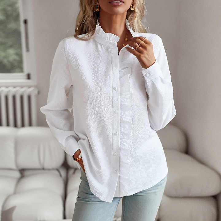 Agnete - Elegant Blouse-15544892752245-Nancy & Mae Savannah