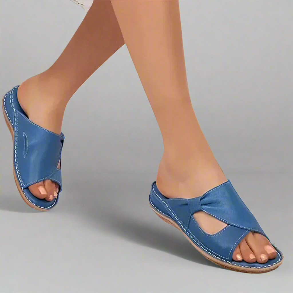 Aisha - Casual Slide Sandals-15551041405301-Mirella Fiore