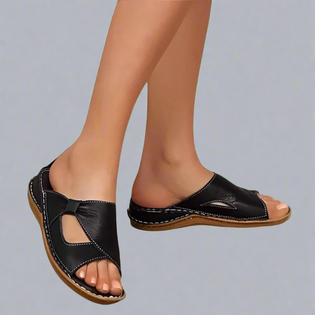 Aisha - Casual Slide Sandals-15551041405301-Mirella Fiore