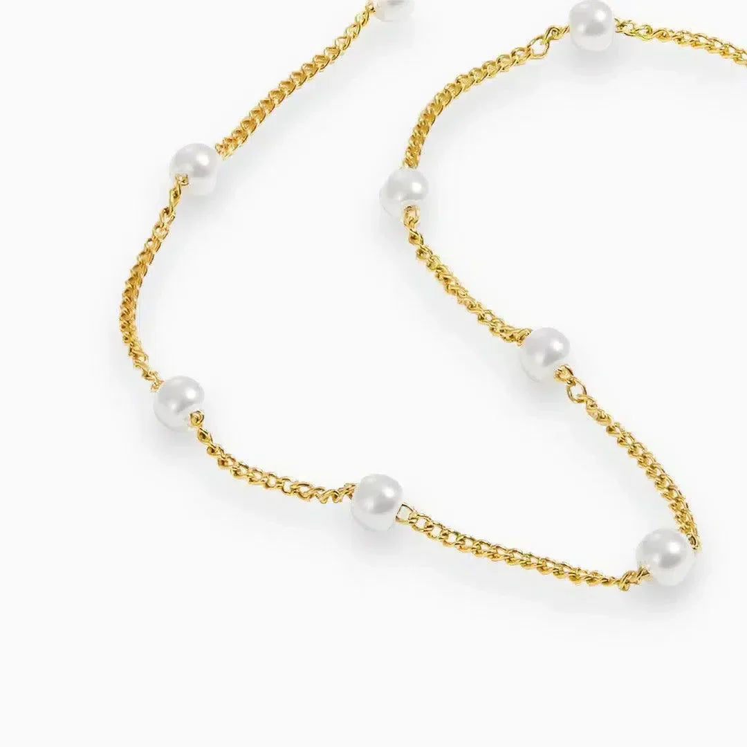 Albirea – Simulated pearls – Necklace-15227800027509-Mirella Fiore