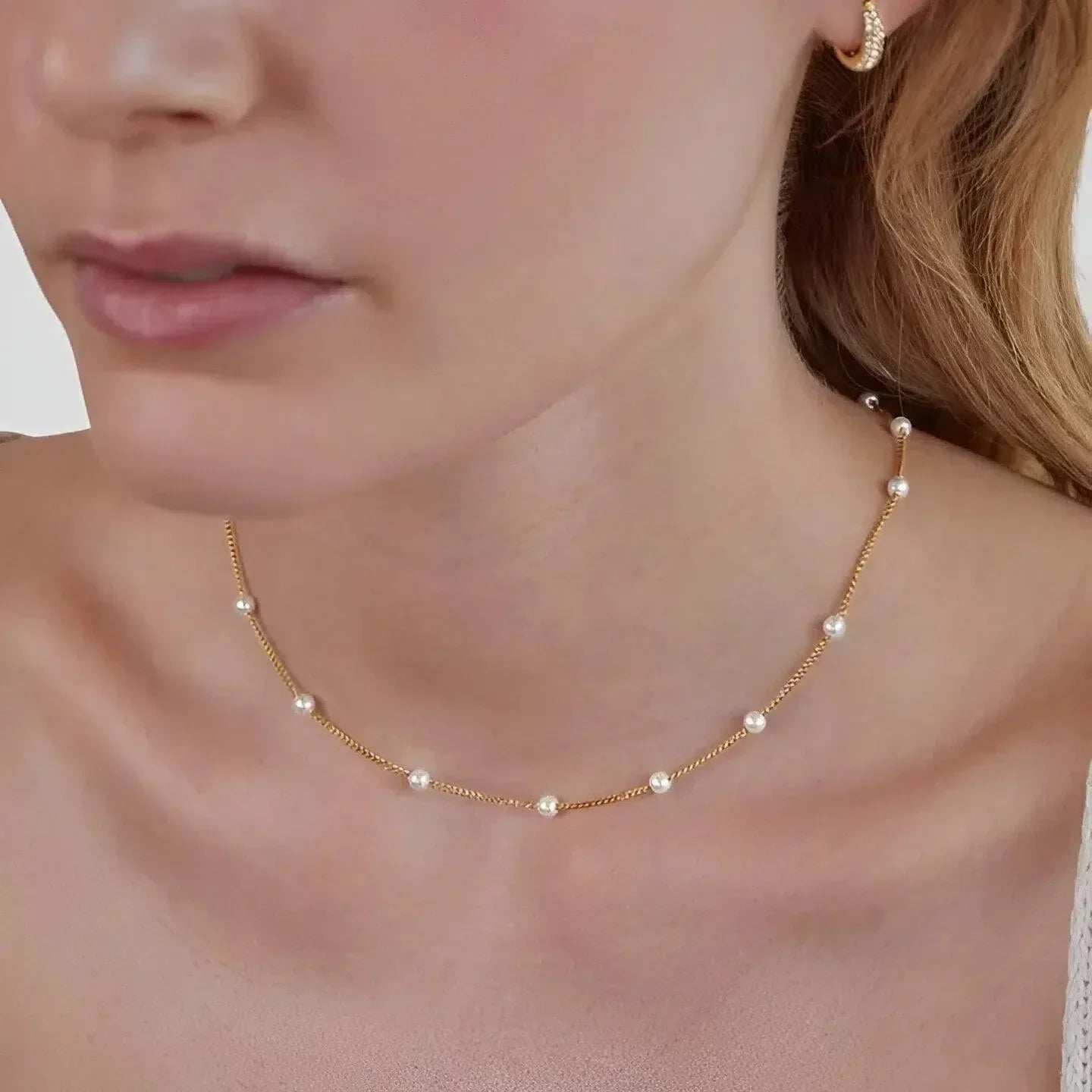 Albirea – Simulated pearls – Necklace-15227800027509-Nancy & Mae Savannah