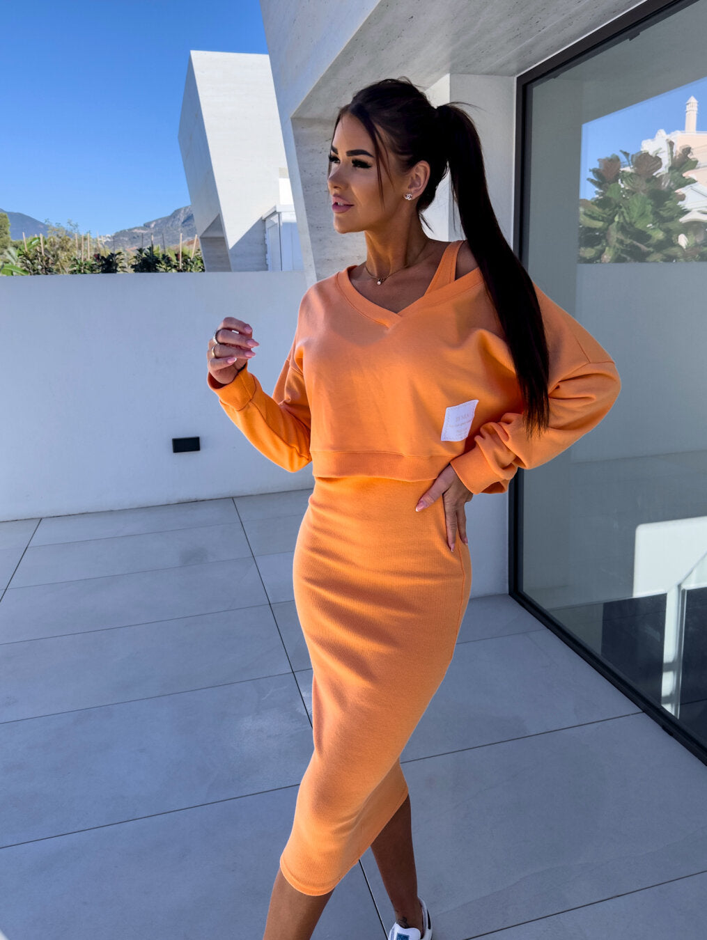 Alessia – Chic two-piece - Knited co-ord set-15368928723317-Mirella Fiore