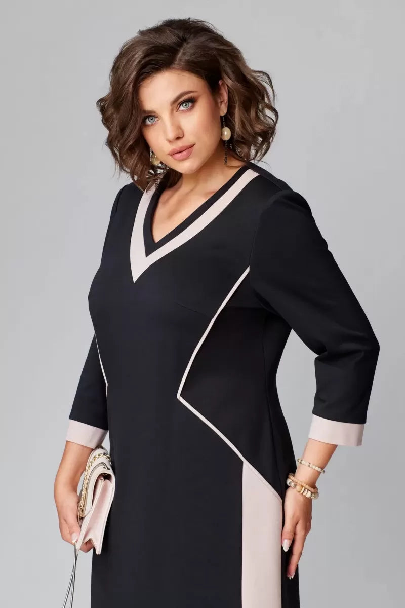 Alexa - Elegant V-neck dress-15553262289269-Nancy & Mae Savannah