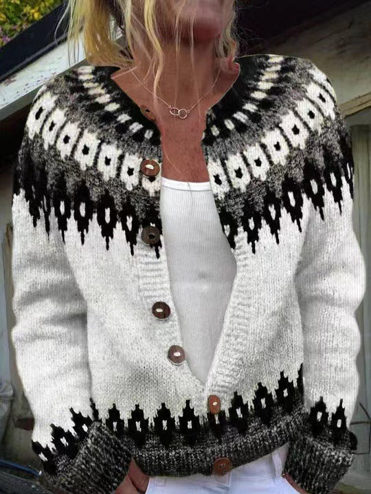 Alexa - Vintage Icelandic Cardigan-15531113185653-Mirella Fiore