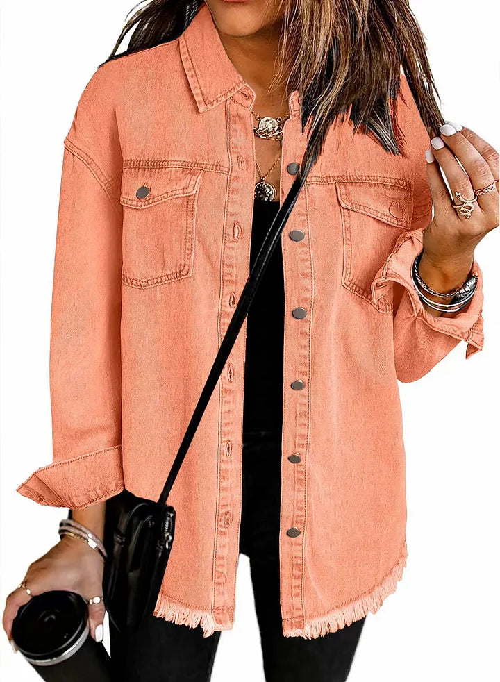 Alexandra - Classic Everyday Denim Jacket-15518866669941-Nancy & Mae Savannah