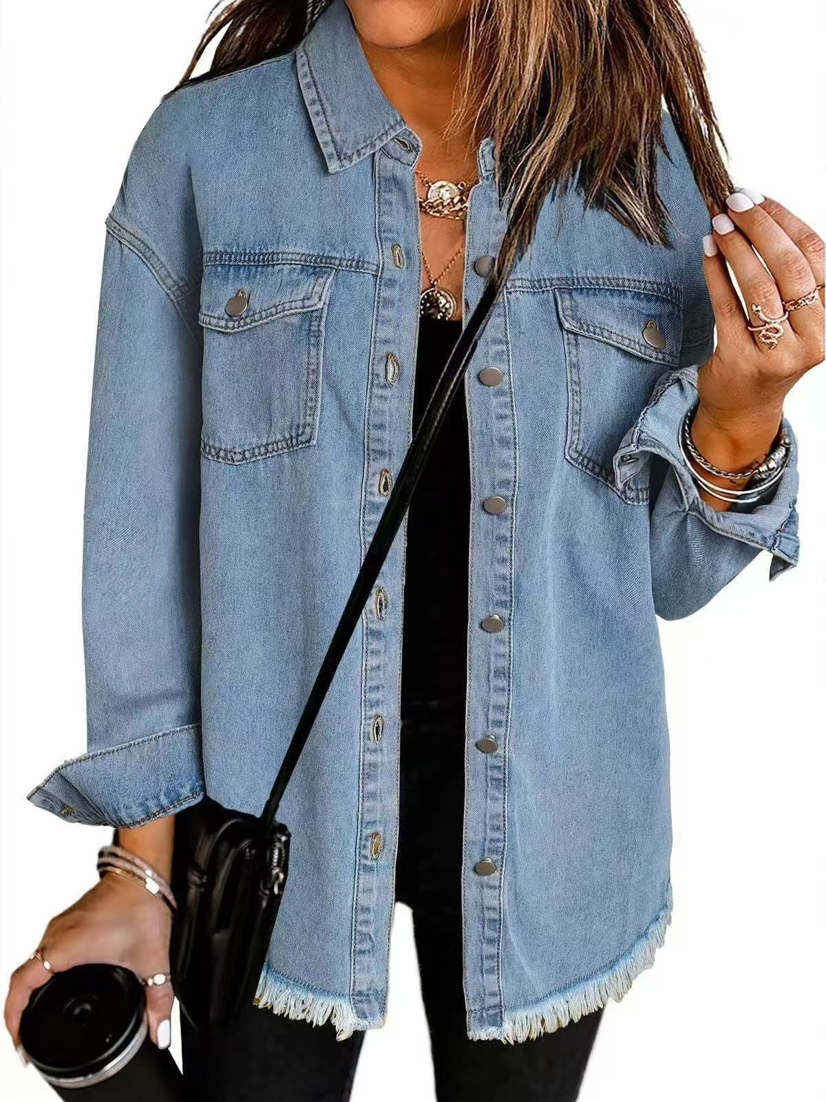 Alexandra - Classic Everyday Denim Jacket-15518866669941-Nancy & Mae Savannah