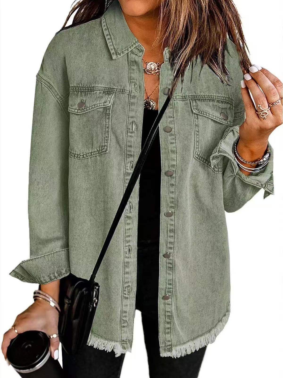 Alexandra - Classic Everyday Denim Jacket-15518866669941-Nancy & Mae Savannah