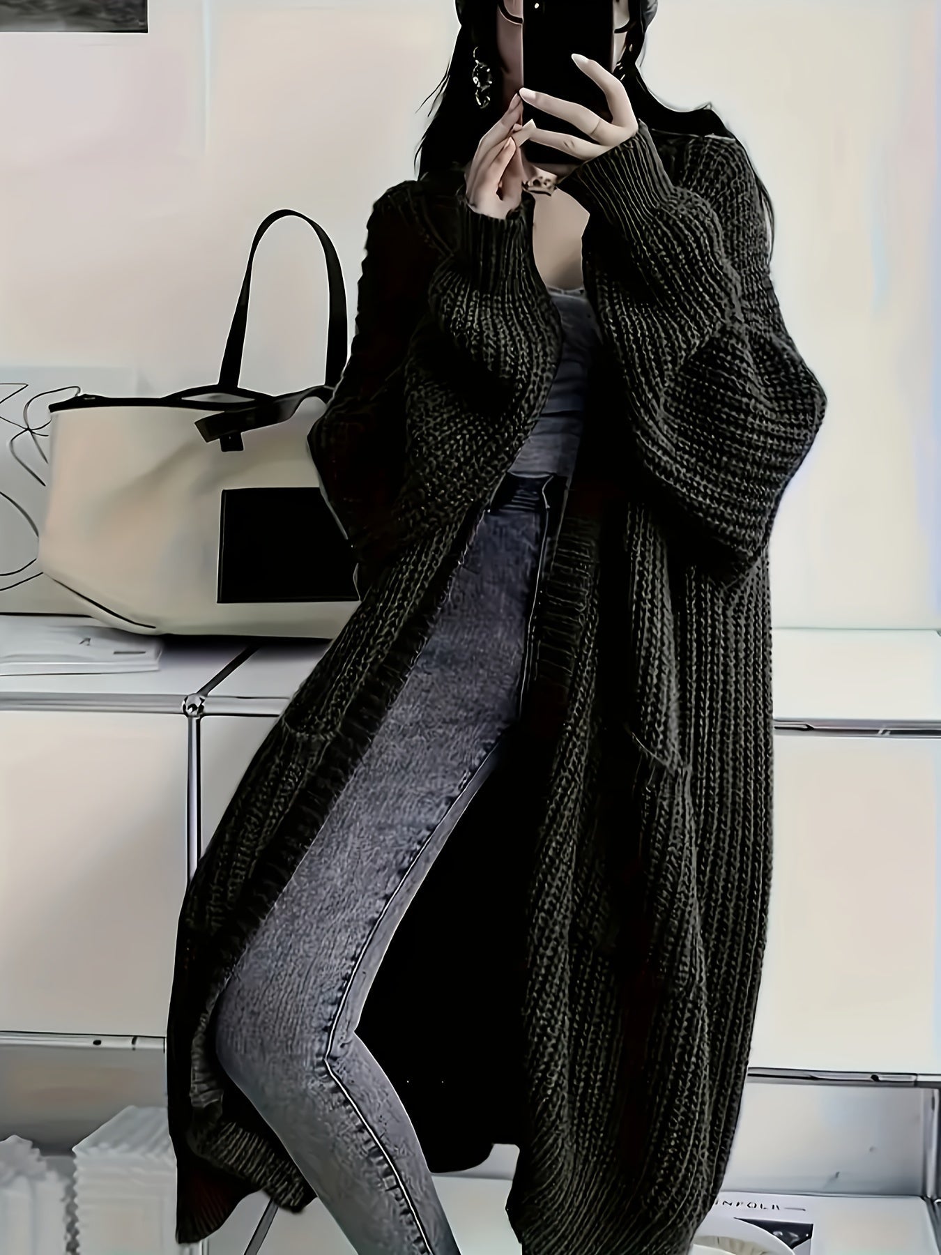 Alice - Cozy Confidence Longline Cardigan-15547990999413-Mirella Fiore