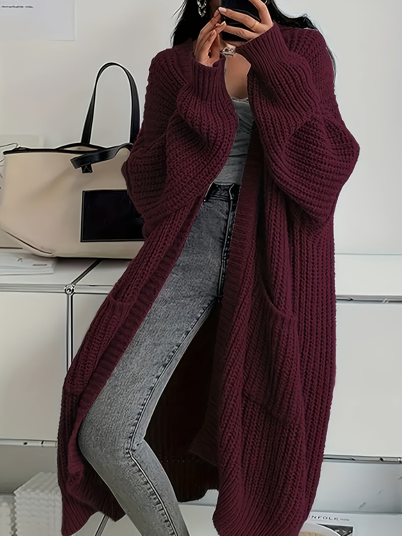 Alice - Cozy Confidence Longline Cardigan-15547990999413-Mirella Fiore