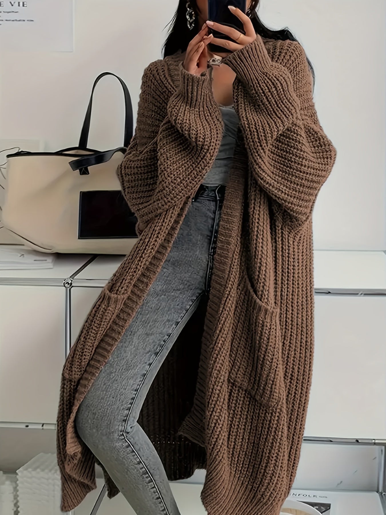 Alice - Cozy Confidence Longline Cardigan-15547990999413-Mirella Fiore