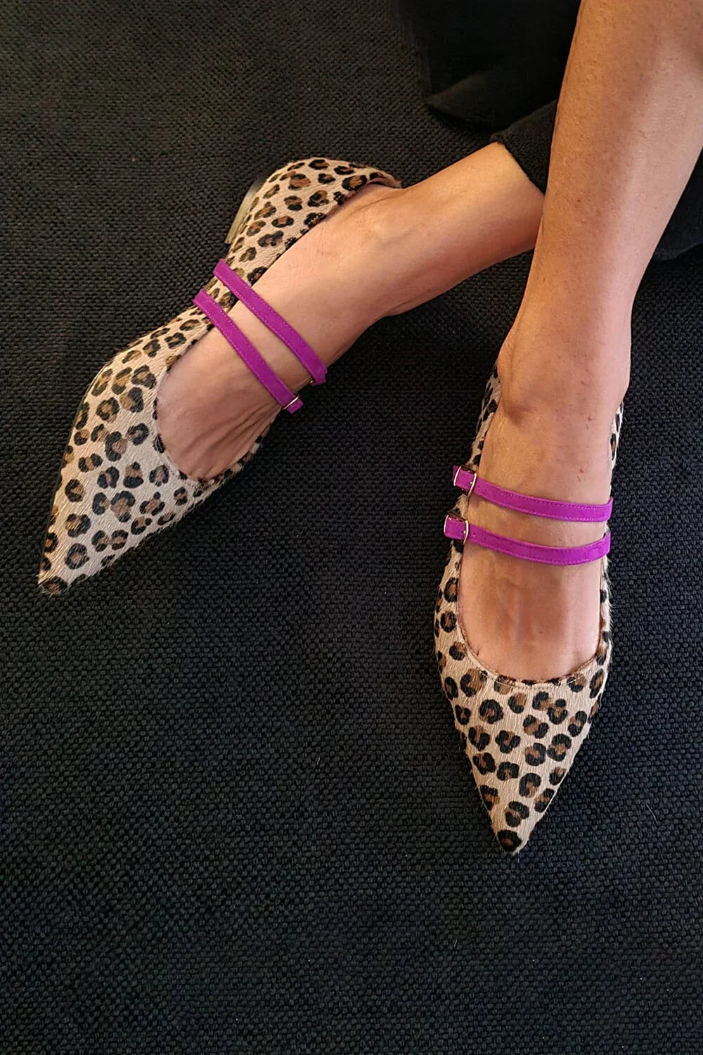 Alice - Leopard-Print Strap Flats-15551039734133-Mirella Fiore