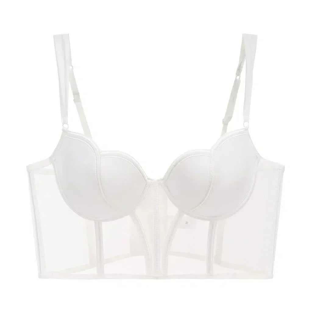 Alida – Sheer bodice – Corset and panty set-15133746463093-Mirella Fiore