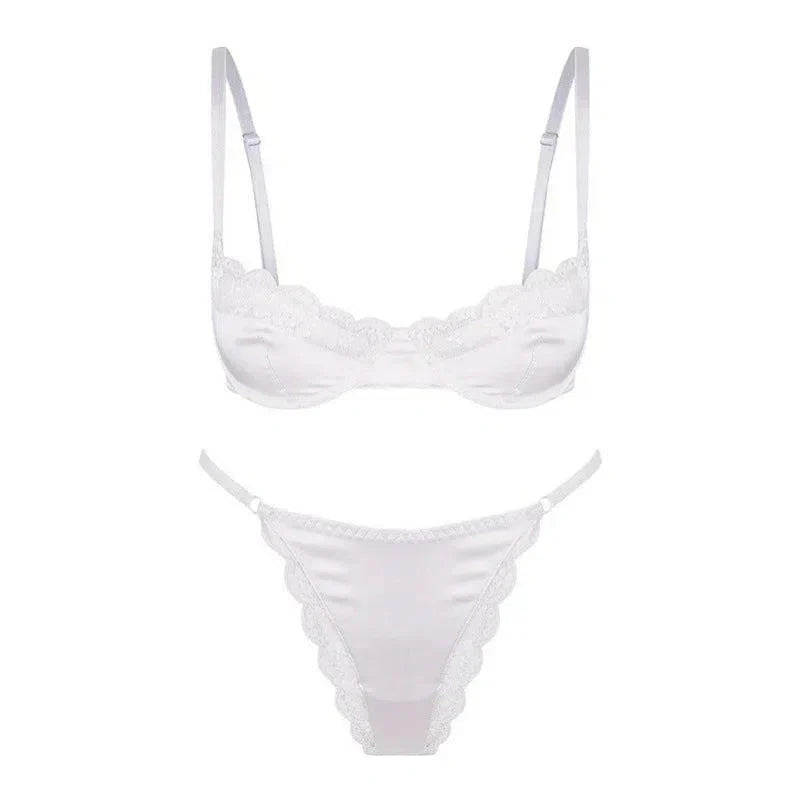 Alisanne – Satin balconette – Lingerie set-15133746397557-Mirella Fiore