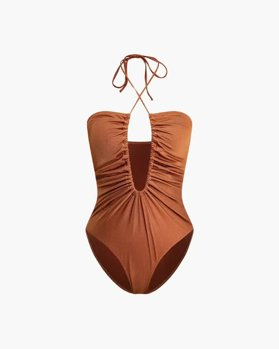 Alisse – Chic fit – Ruched one-piece swimsuit-15133641834869-Mirella Fiore