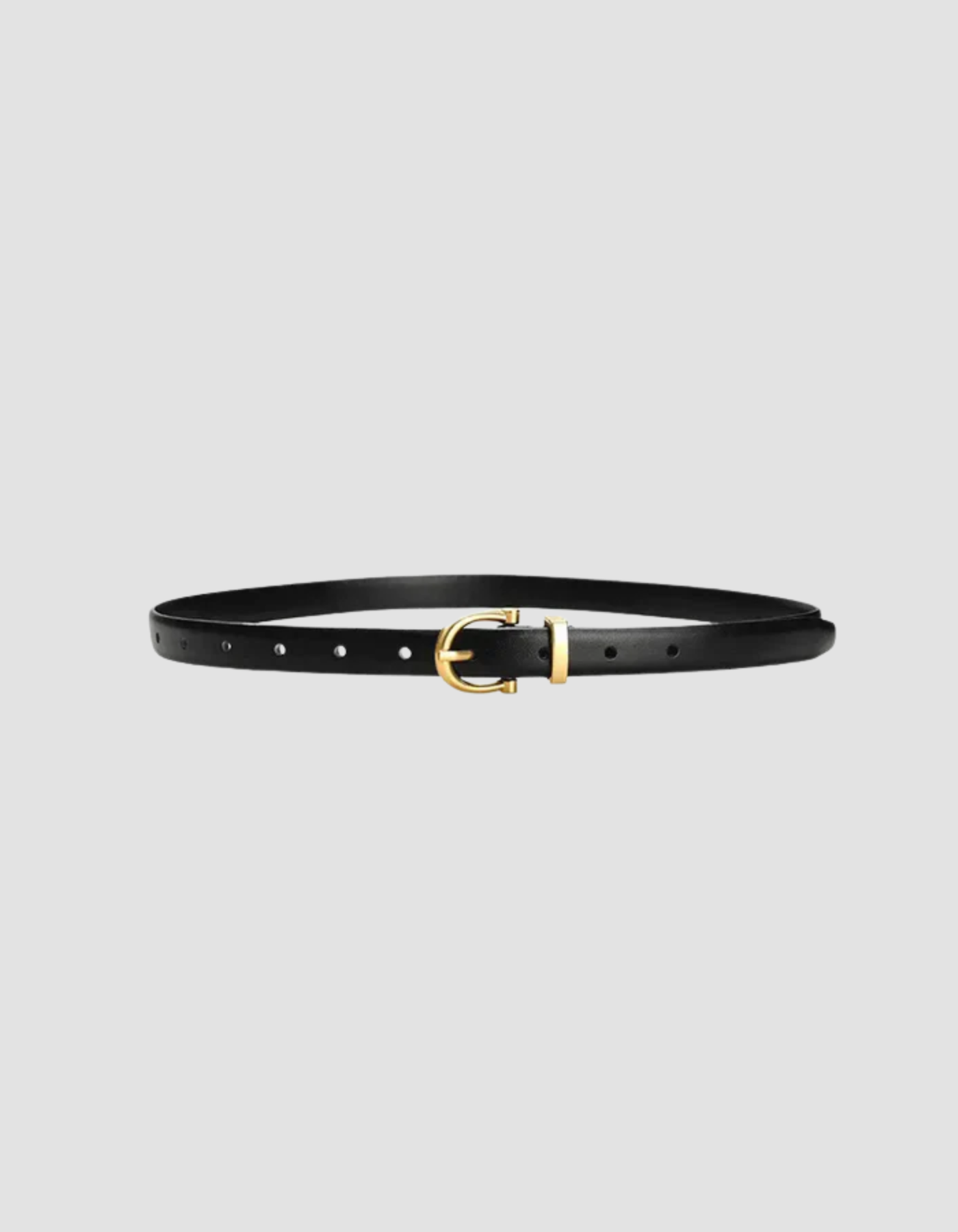 Althea – Minimalist black design – Buckle belt-15133536059765-Mirella Fiore