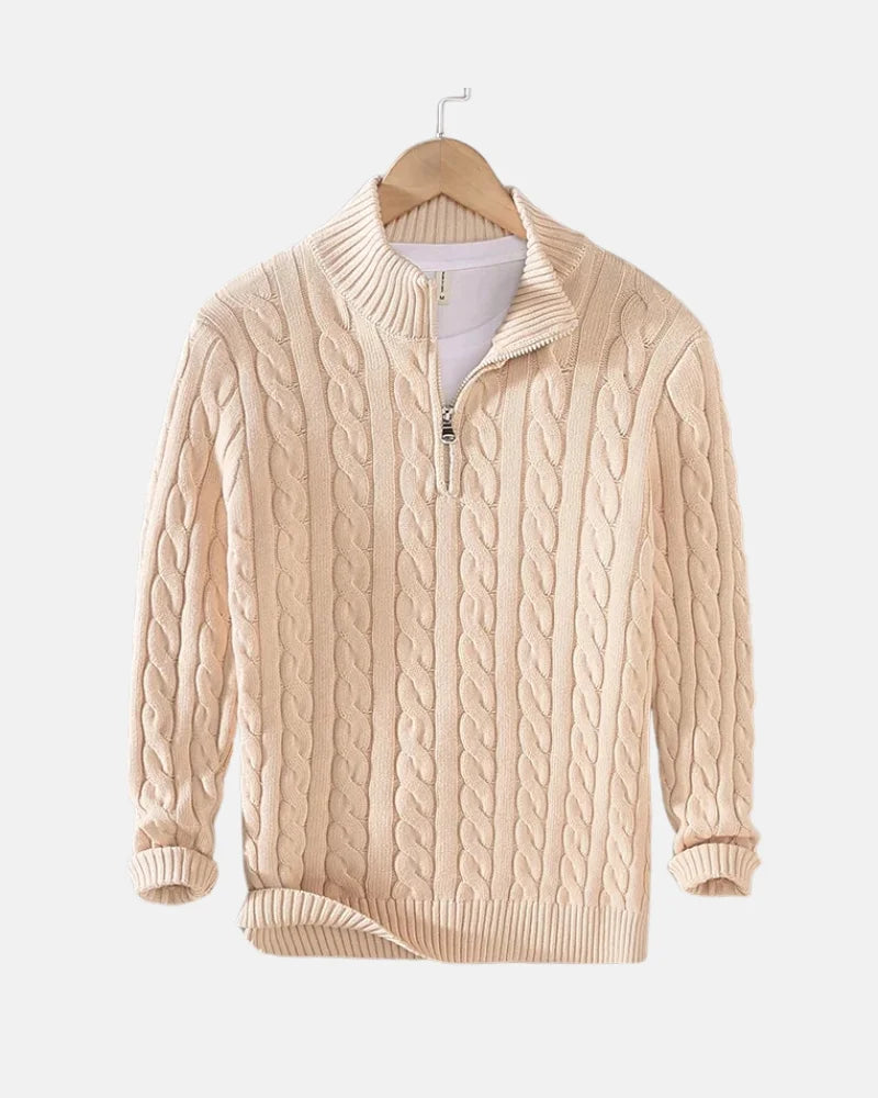 Álvaro Cotton Knit Sweater-15553365639541-Mirella Fiore