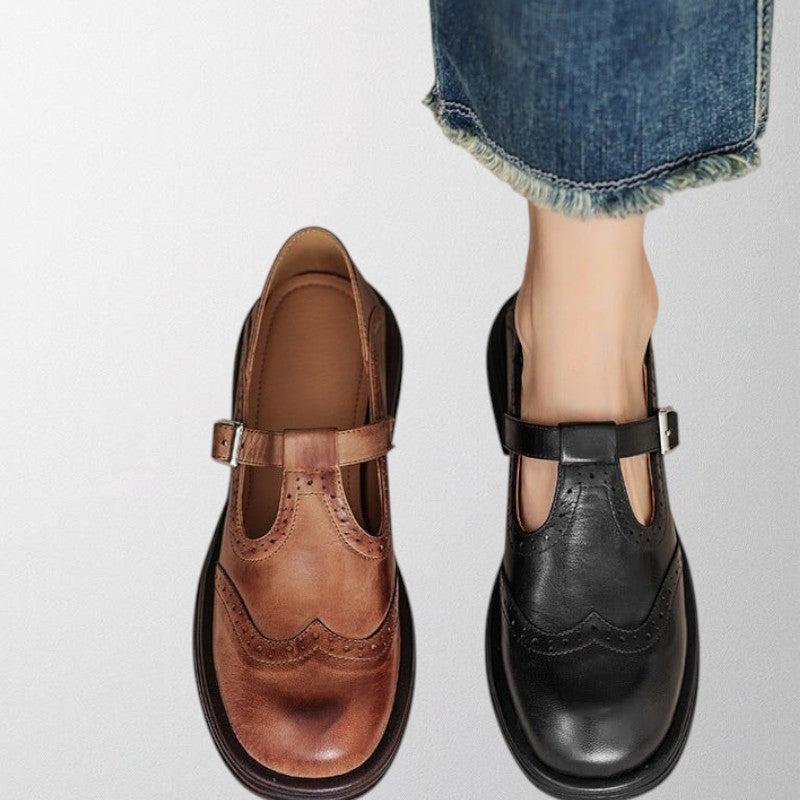 Amara - Elegant Leather Shoes-15519660769653-Mirella Fiore