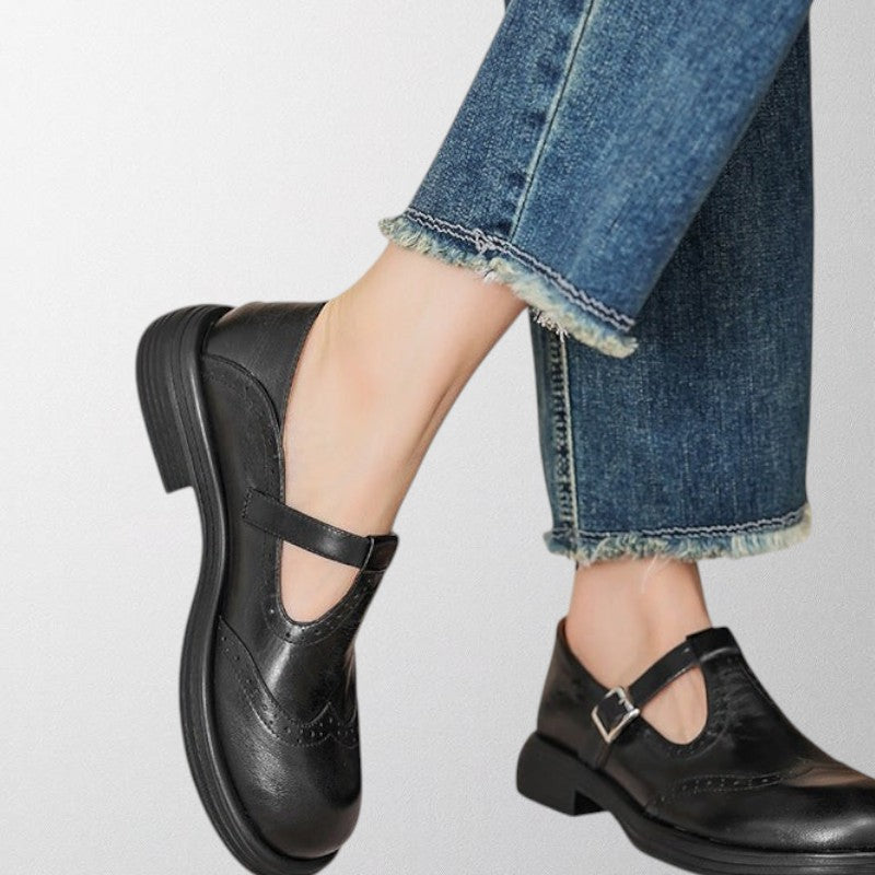 Amara - Elegant Leather Shoes-15519660769653-Mirella Fiore