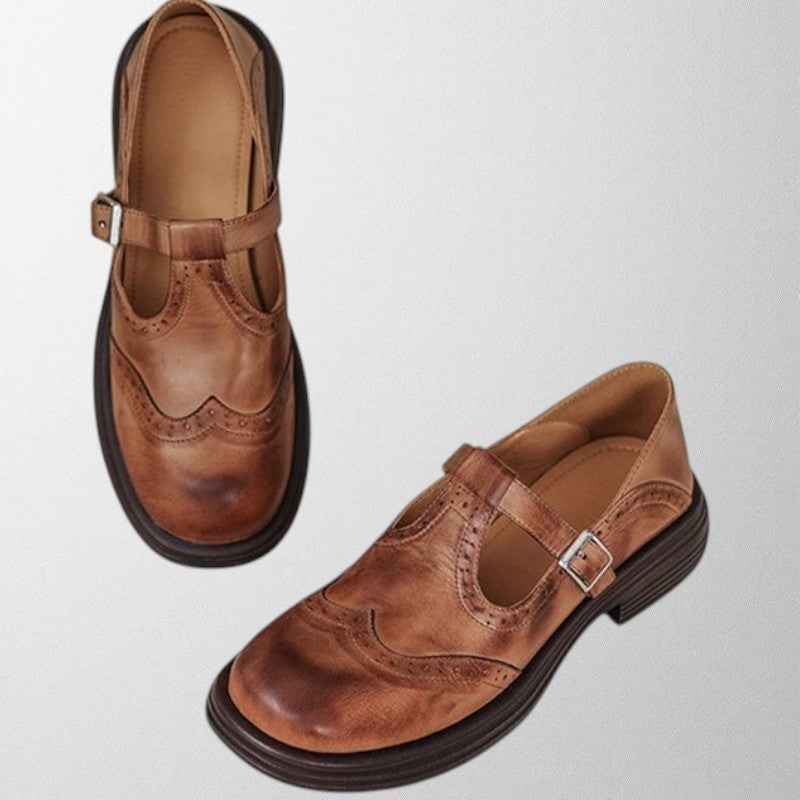 Amara - Elegant Leather Shoes-15519660769653-Mirella Fiore