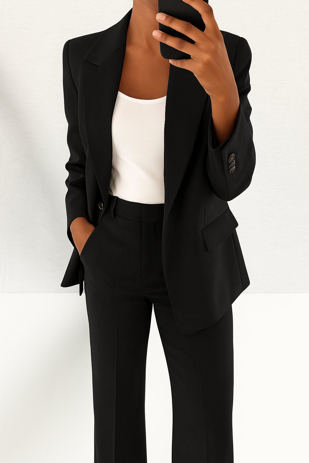Amarene – Tailored elegance – Women’s trouser suit-15367937425781-Mirella Fiore