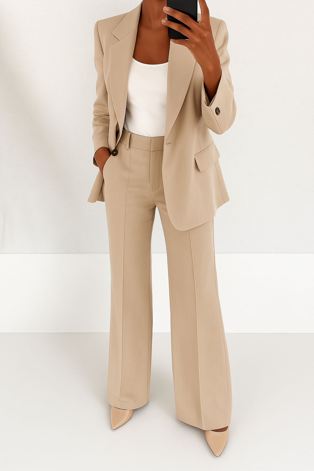 Amarene – Tailored elegance – Women’s trouser suit-15367937425781-Mirella Fiore