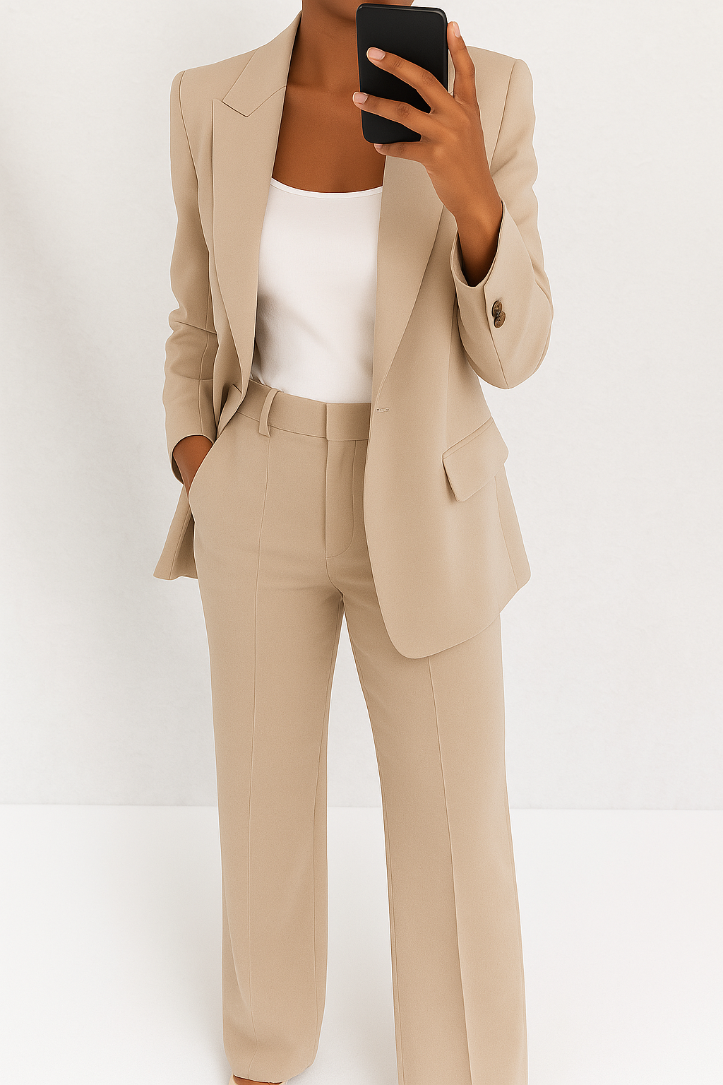 Amarene – Tailored elegance – Women’s trouser suit-15367937425781-Mirella Fiore