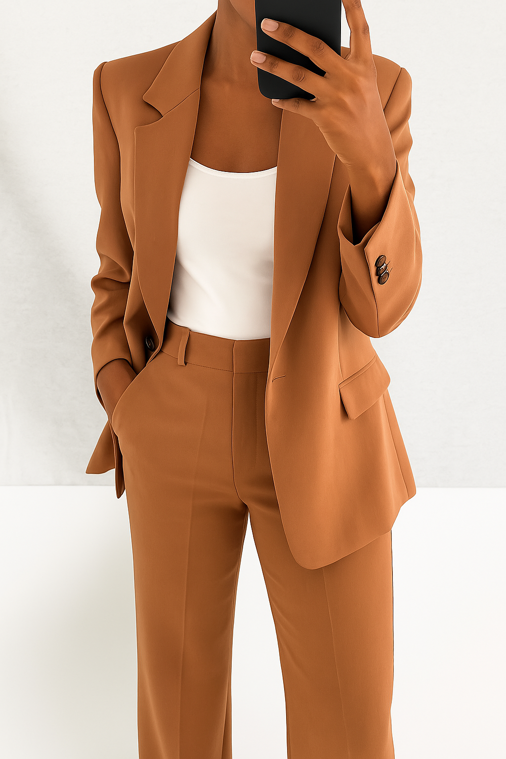 Amarene – Tailored elegance – Women’s trouser suit-15367937425781-Mirella Fiore