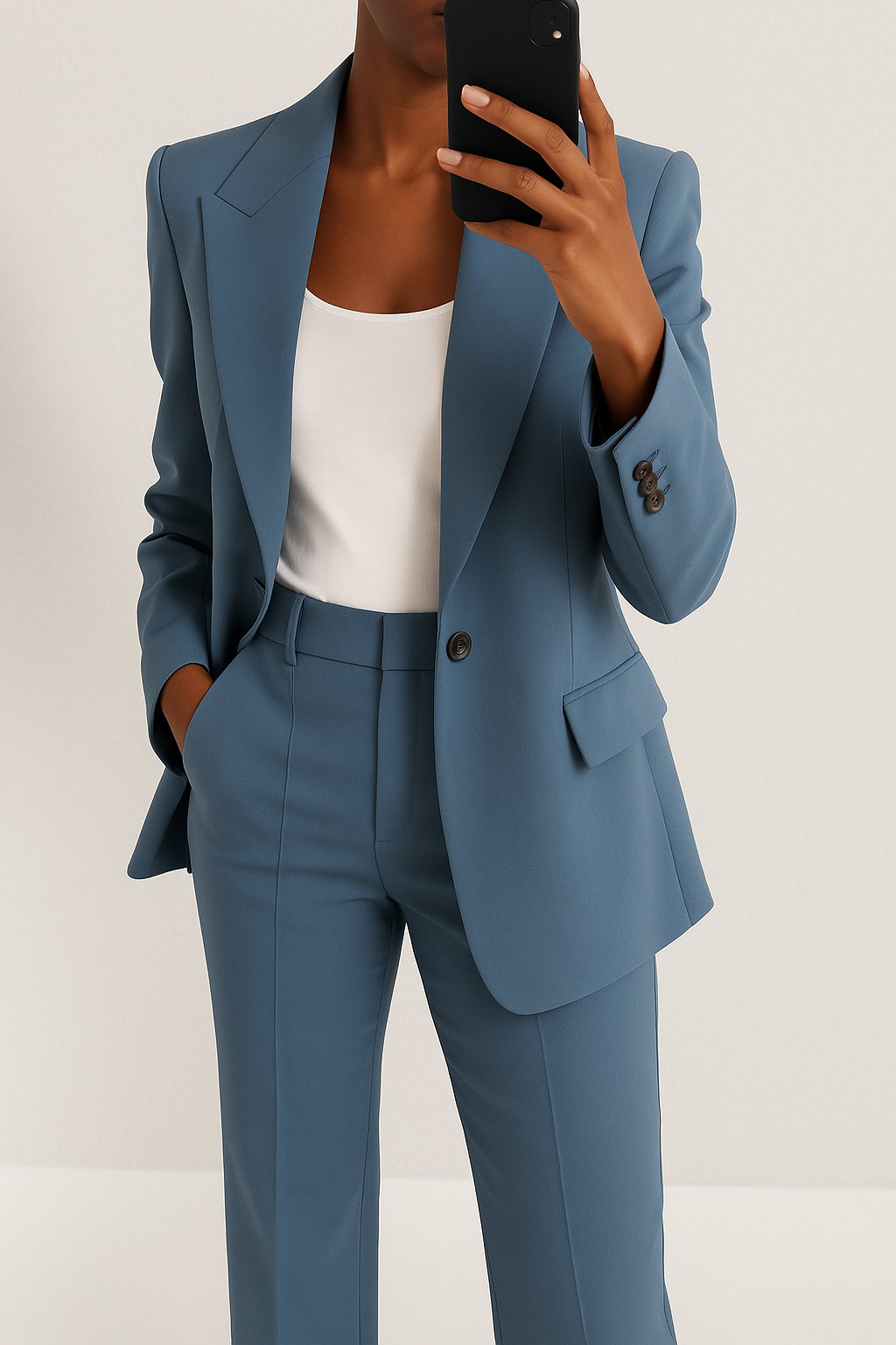 Amarene – Tailored elegance – Women’s trouser suit-15367937425781-Mirella Fiore