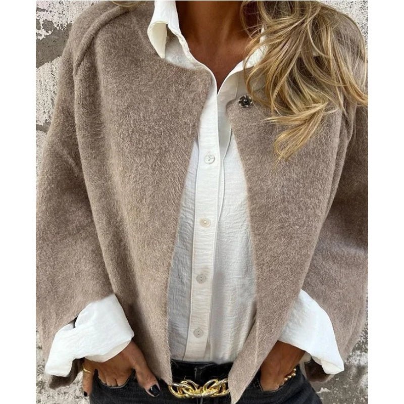 Amber - Cardigan with Chic Flared Sleeves-15550919082357-Nancy & Mae Savannah